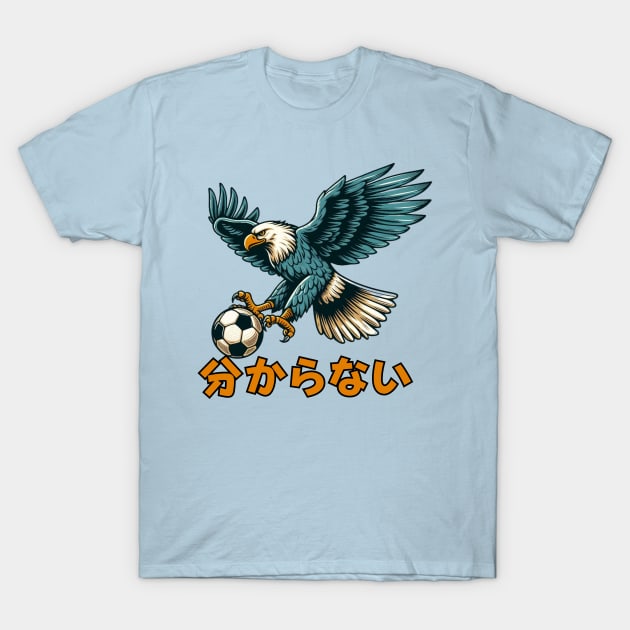 Football player Eagle T-Shirt by Japanese Fever